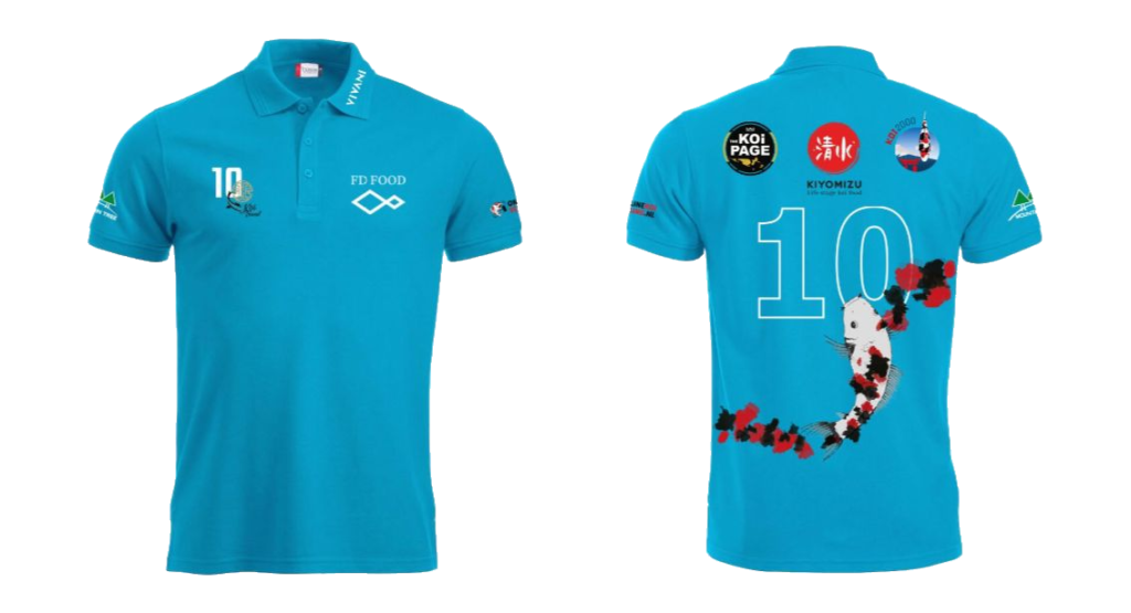 De mede door Vivani gesponsorde  R&R poloshirts voor 2024 - Besems.eu