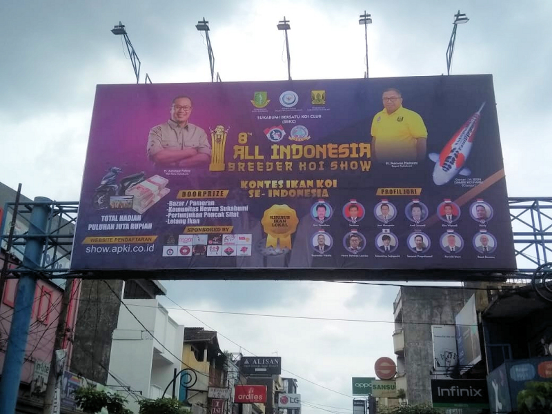 Koi show promotie in Indonesië - Besems.eu